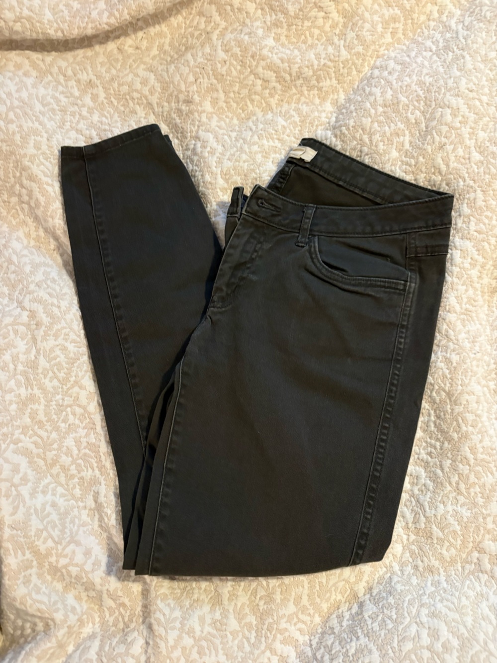 Aerie Charcoal Straight Leg Pant